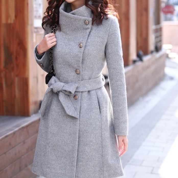 無地 カジュアル シンプル 長袖 レンチコート