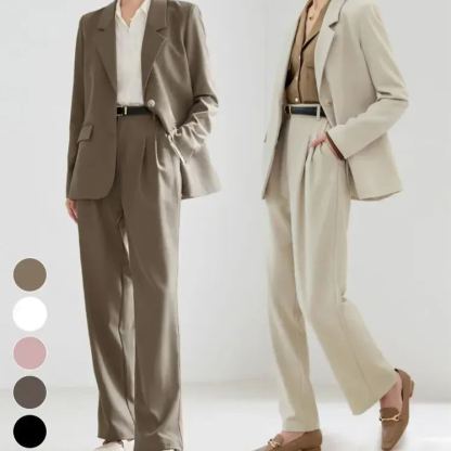 レディース 春秋 カジュアル スーツ セットアップ