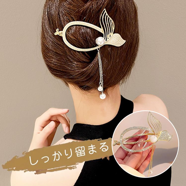 きらきら華奢 スウィート 高級感ヘ アクリップ