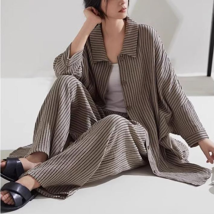 外出できる 日系 ゆったり ルームウェア セット