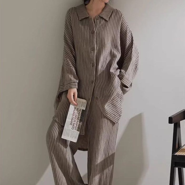 外出できる 日系 ゆったり ルームウェア セット