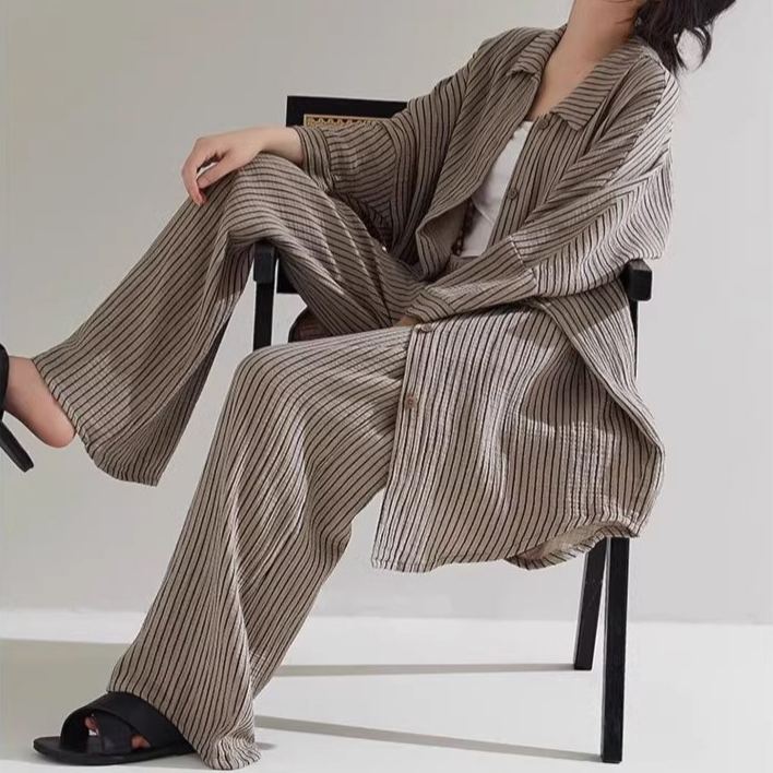 外出できる 日系 ゆったり ルームウェア セット