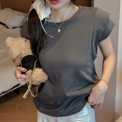 スリム フィット カジュアル Tシャツ