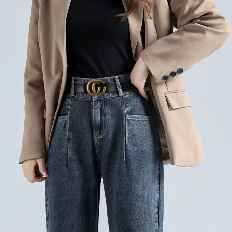 無地 カジュアル シンプル ベルト