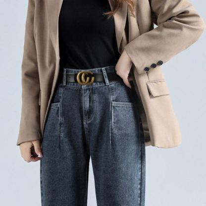 無地 カジュアル シンプル ベルト