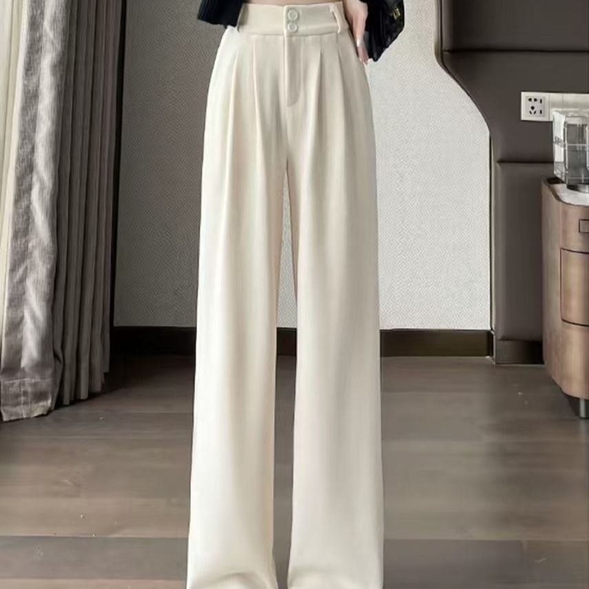 人気沸騰 無地 レディース 定番 ワイドパンツ