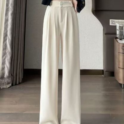 人気沸騰 無地 レディース 定番 ワイドパンツ