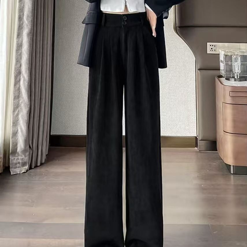 人気沸騰 無地 レディース 定番 ワイドパンツ