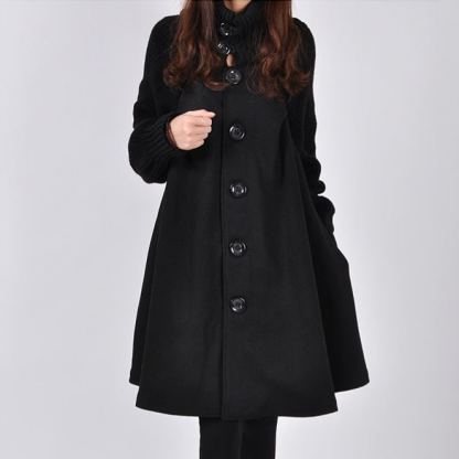 着回し力抜群 暖かい Aライン ロングコート