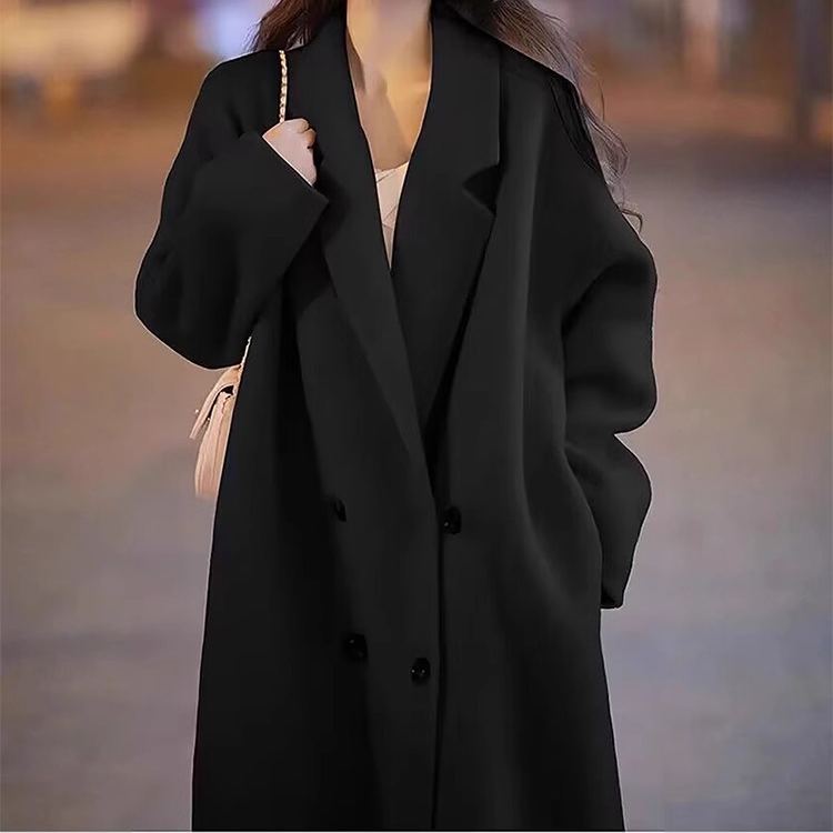 おしゃれ ロング丈 無地 カジュアル シンプル コート