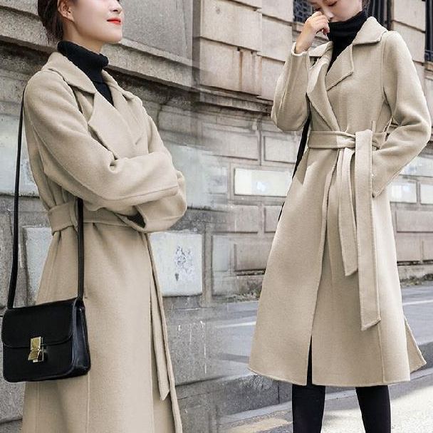 レディース着痩せウールチェスターコート