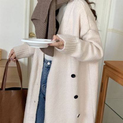 ロングニットカーディガン