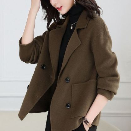 レディースウールチェスターコート