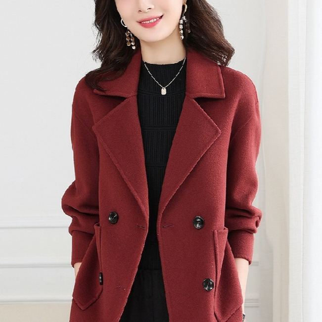 レディースウールチェスターコート