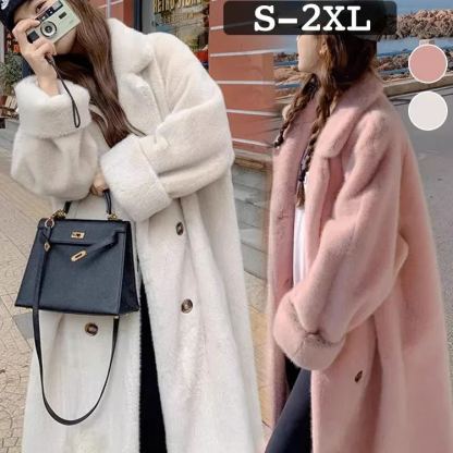 エコファー厚手ロングコート