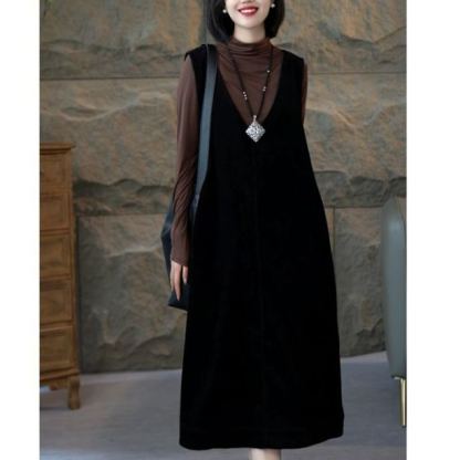 コーデュロイワンピース