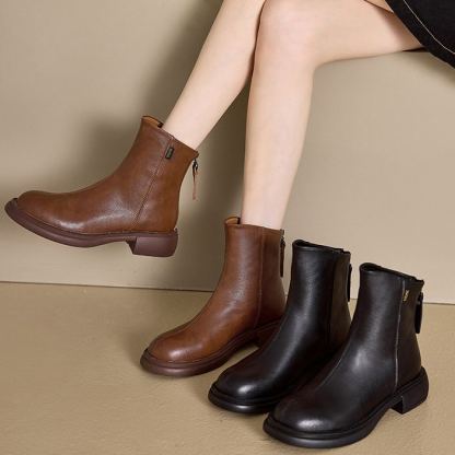 美脚ショートブーツ