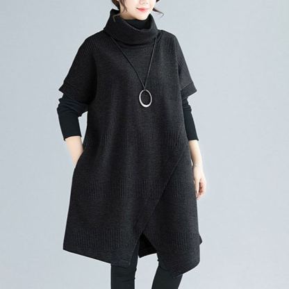 【ニットワンピース】ふんわり柔らかいニット素材を使用、ストレスフリーで快適な着心地を実現！2着目半额