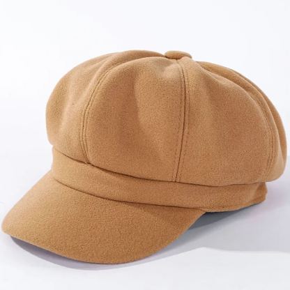 柔らかい シンプル 無地 秋冬用 ベレー帽