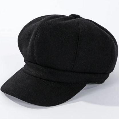 柔らかい シンプル 無地 秋冬用 ベレー帽