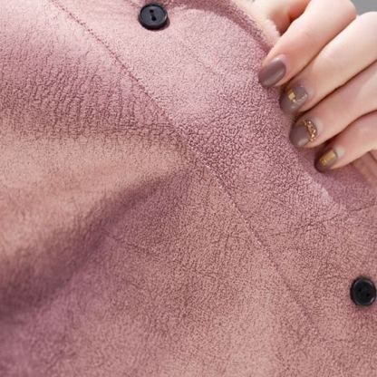 レディースミドル丈厚手ボアジャケット