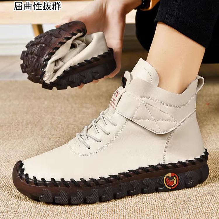 裏起毛レディースショートブーツ