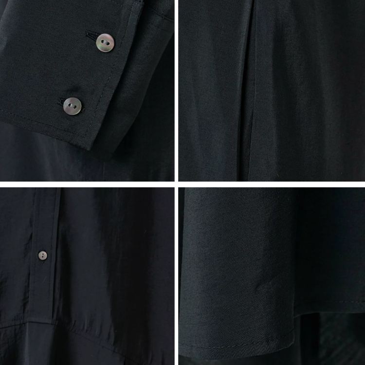 カラーレスシャツワンピース