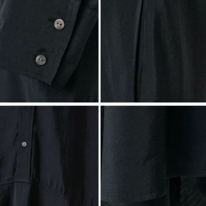 カラーレスシャツワンピース