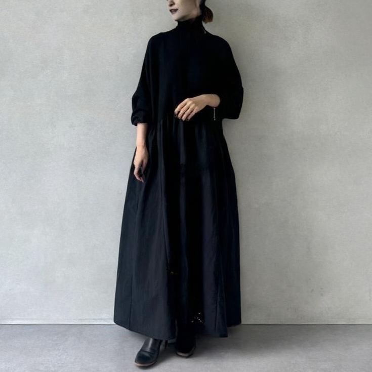 ハイネックワンピース