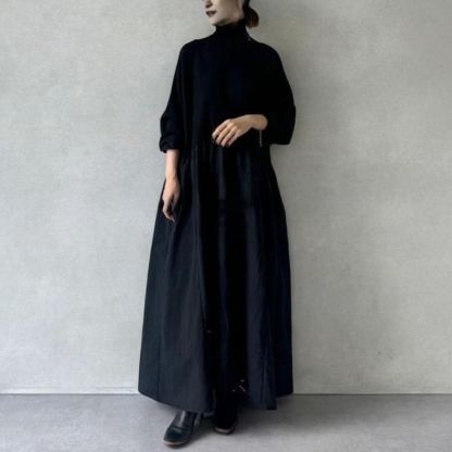 ハイネックワンピース