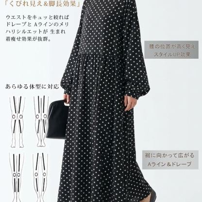 ドットギャザーワンピース