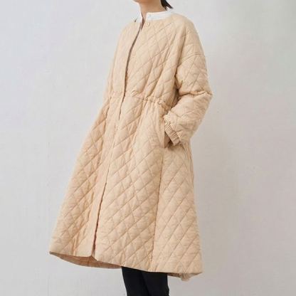 袖バルーンキルトコート