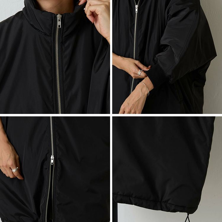 スタンドカラーダウンジャケット