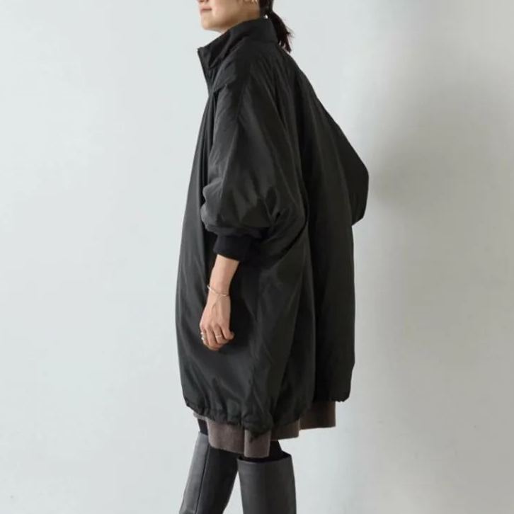 スタンドカラー ダウンジャケット