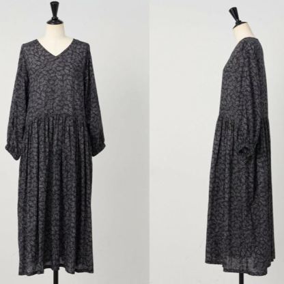 フレンチヴィンテージフラワードレス