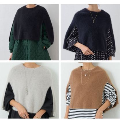 新しい 無地 カジュアル ラウンドネック シンプル ふわふわ ニット