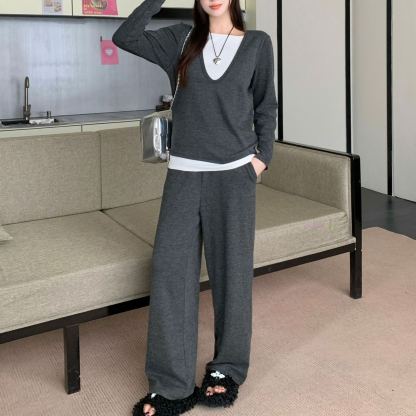 フェイクレイヤード2点セットアップ