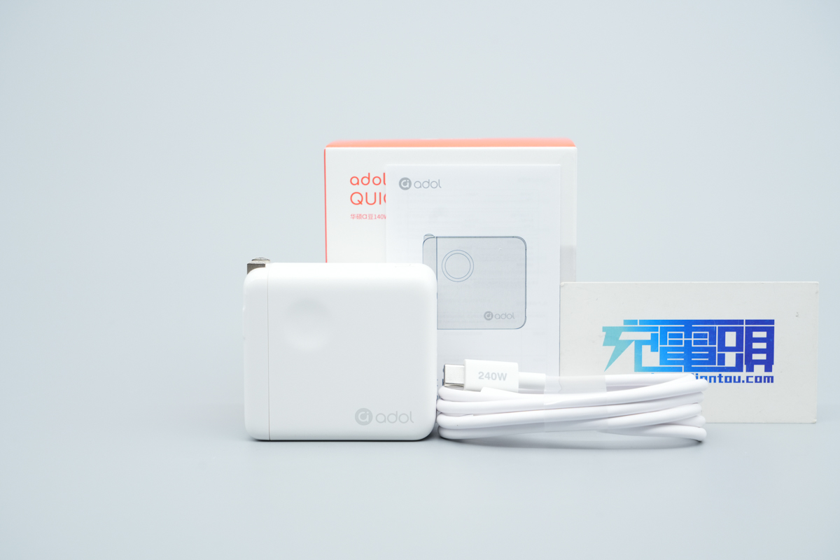 华硕a豆140W 2C1A氮化镓快充充电器 ADOL AC140-020A
