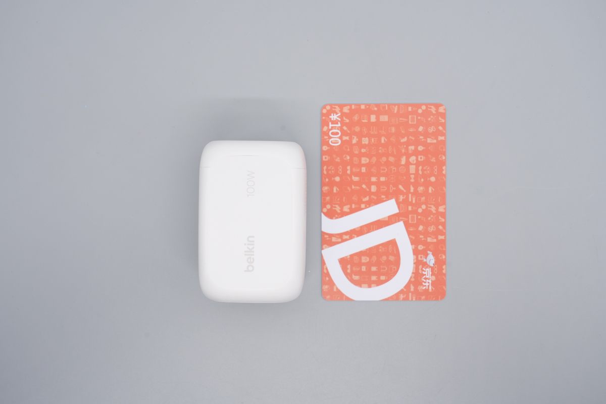 贝尔金100W 2C1A氮化镓快充充电器 WCH016yz