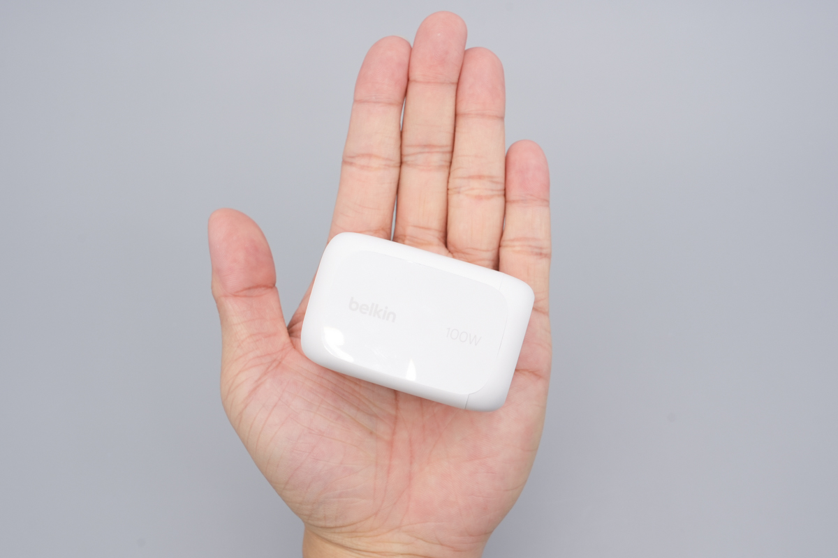 贝尔金100W 2C1A氮化镓快充充电器 WCH016yz