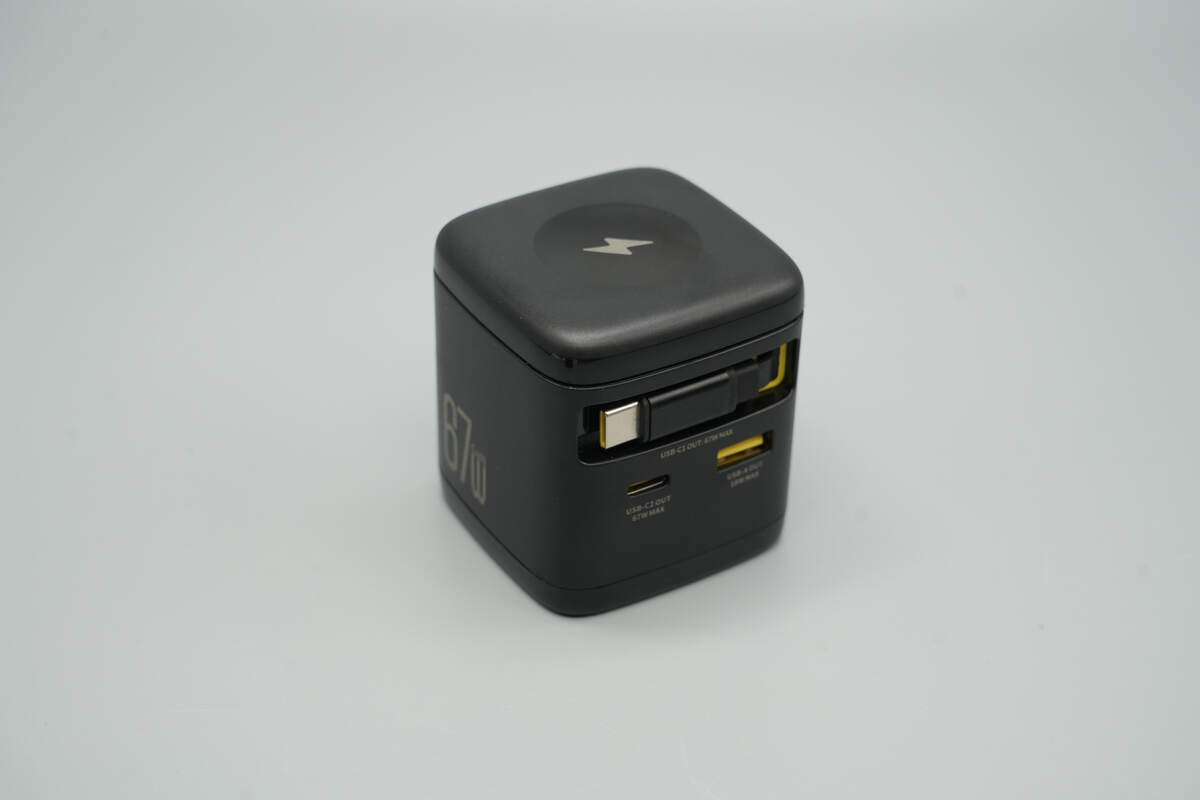 opaqi欧派奇67W 2C1A拉拉线氮化镓充电器 HN369A