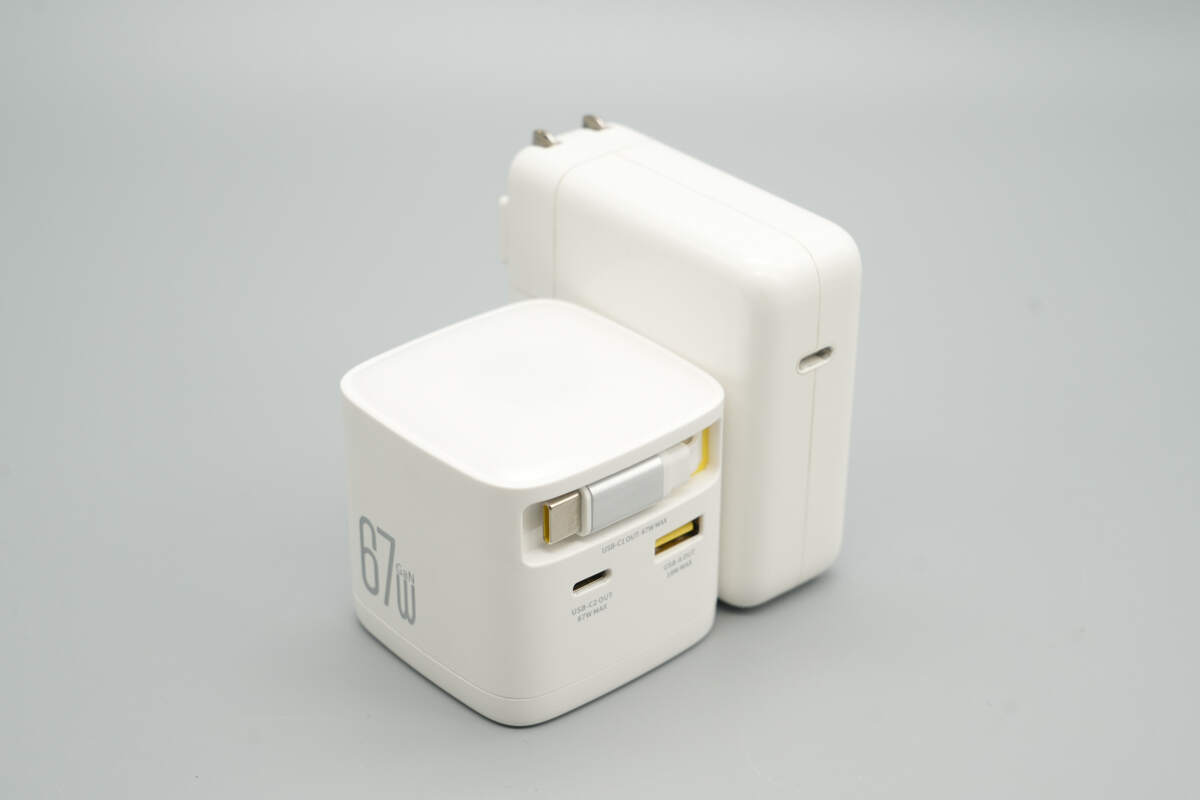 opaqi欧派奇67W 2C1A拉拉线氮化镓充电器 HN369A