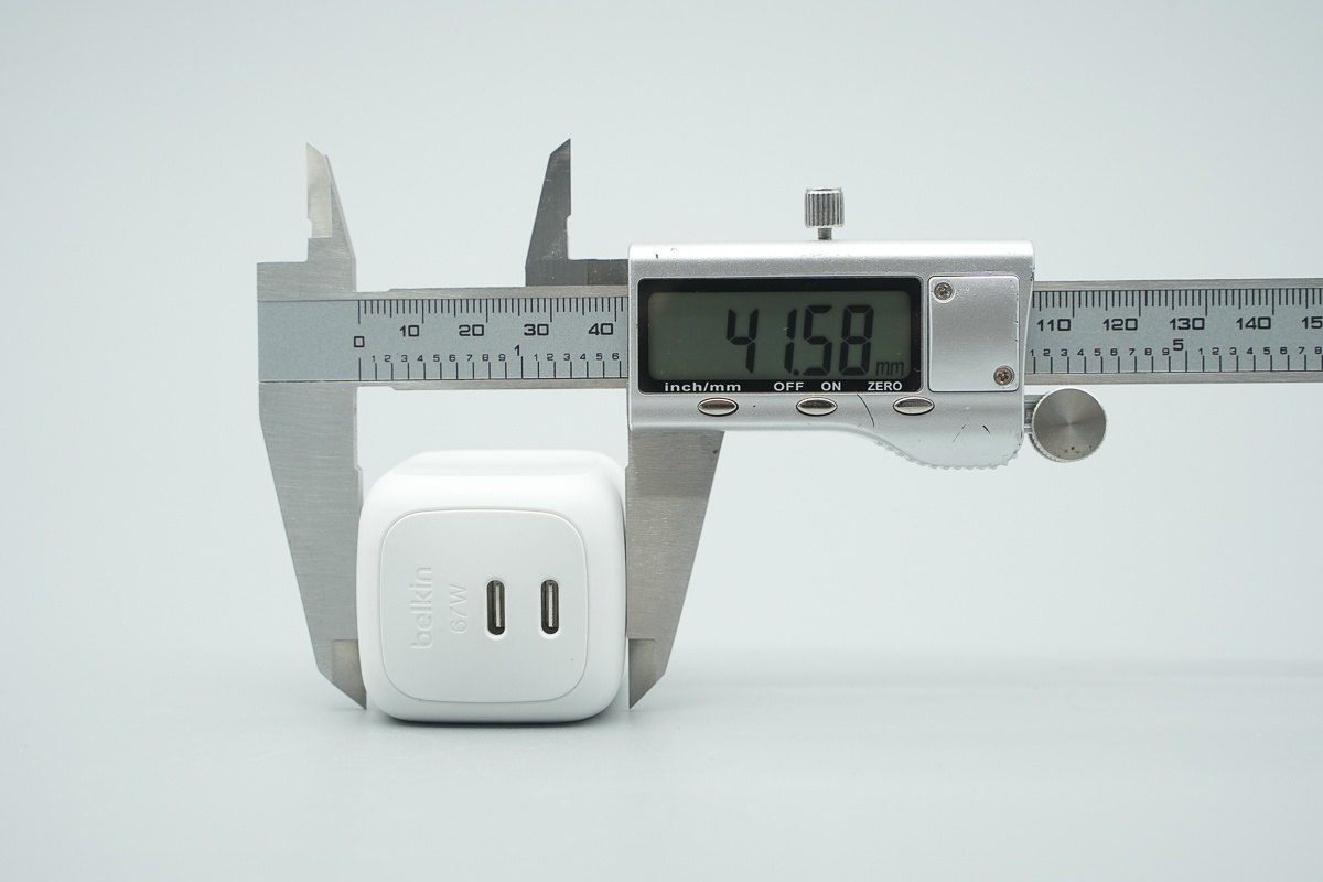 Belkin贝尔金67W双USB-C氮化镓充电器 WCH020yz