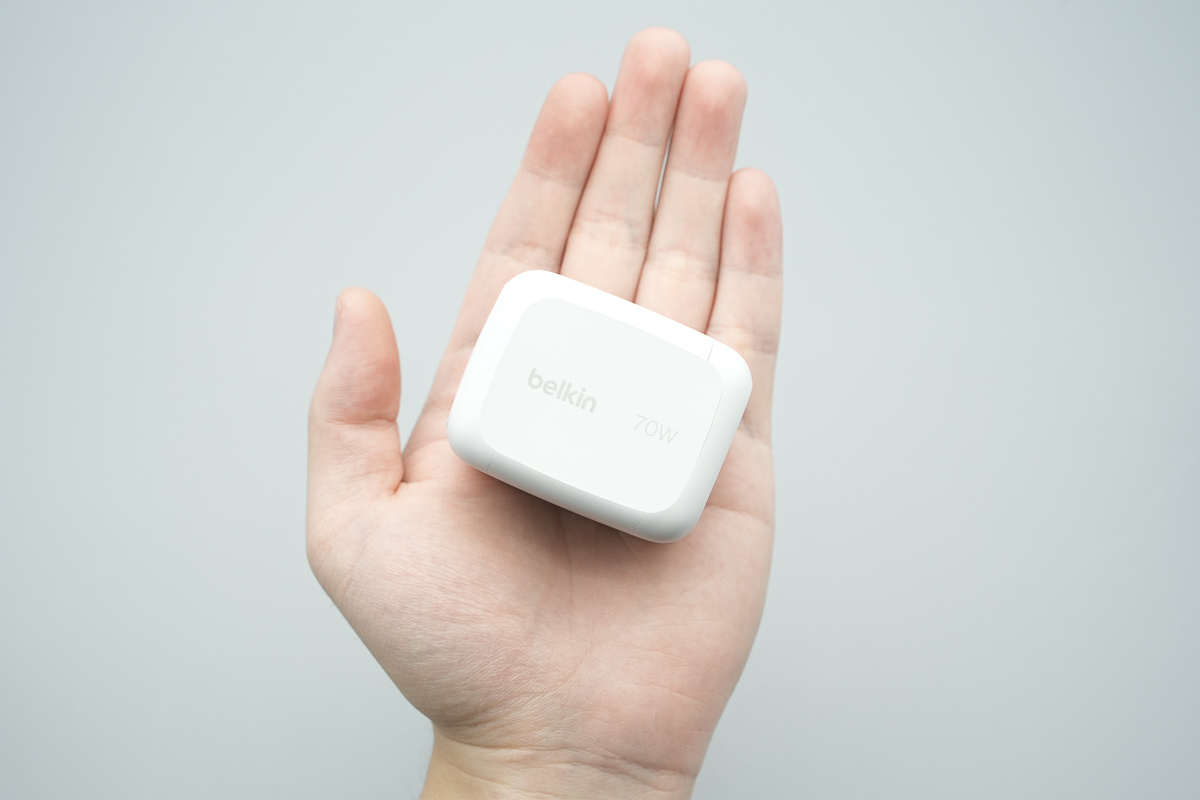 Belkin贝尔金70W 2C1A氮化镓充电器 WCH018yz