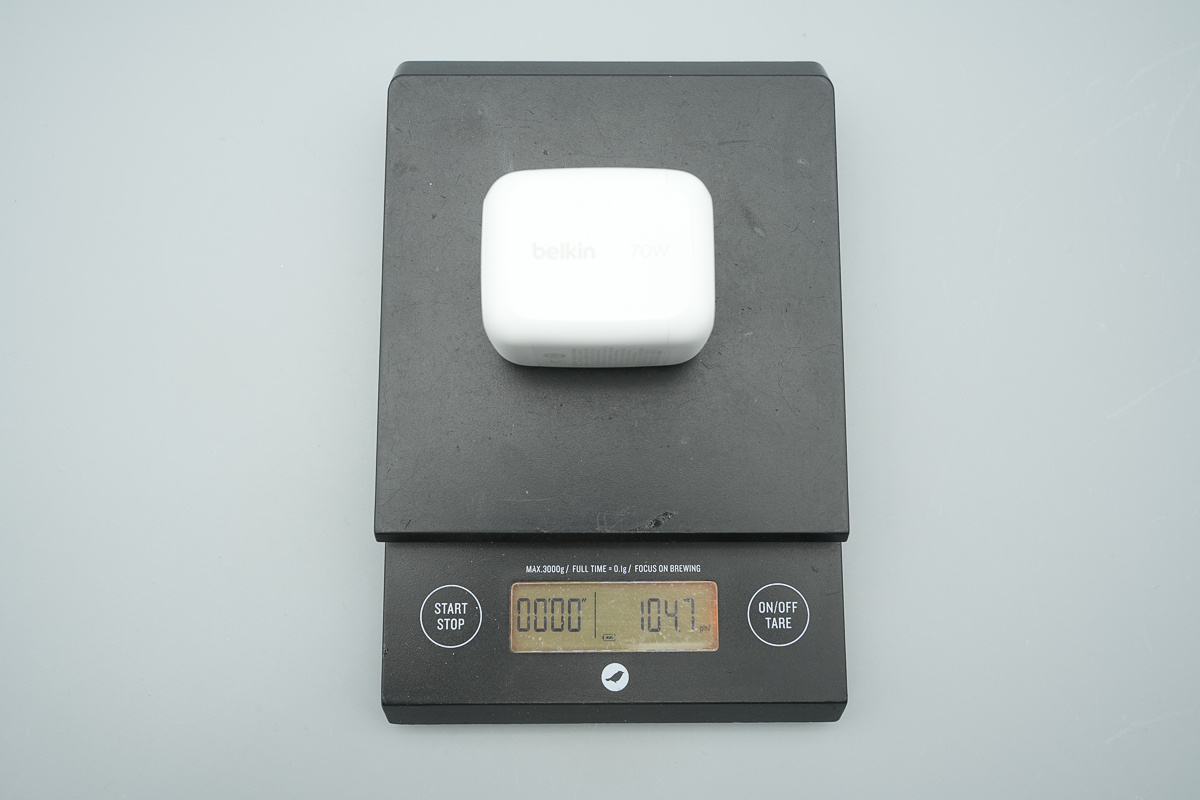 Belkin贝尔金70W 2C1A氮化镓充电器 WCH018yz