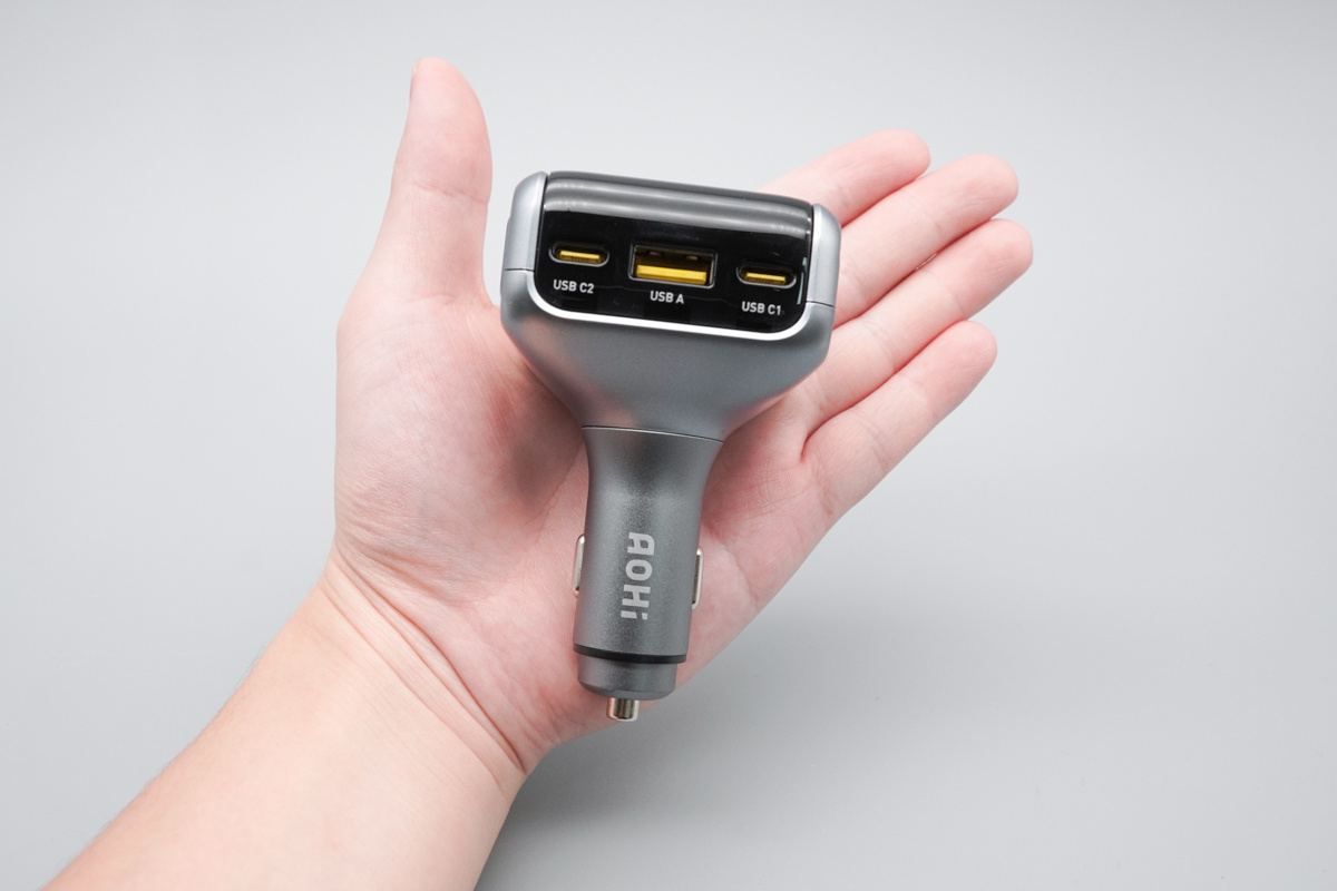 奥海170W Ai动画屏智能车充 AOC-S009