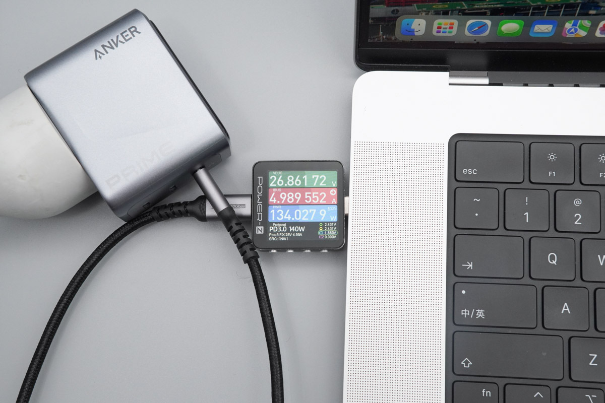 ANKER安克Prime智显充Pro 160W氮化镓充电器 A2687