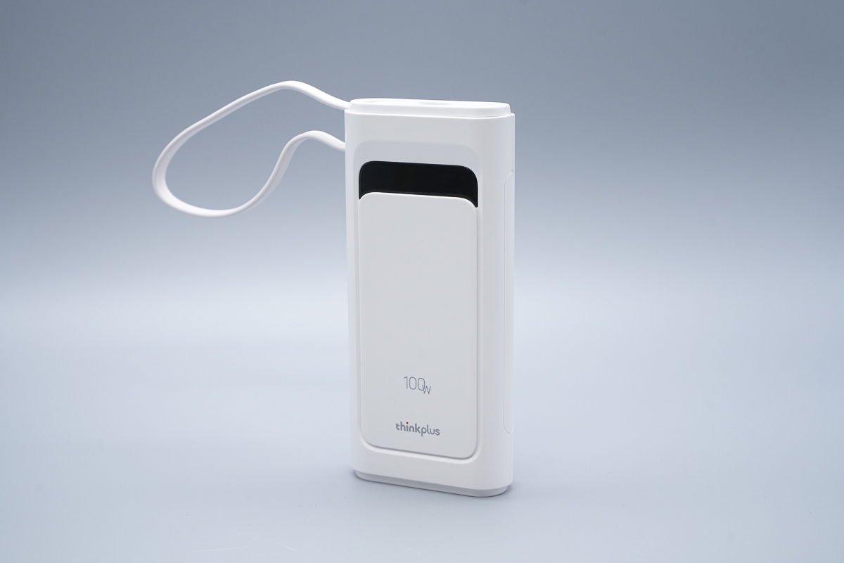 thinkplus 灵讯自带线 100W 大功率移动电源 PBLN10100A