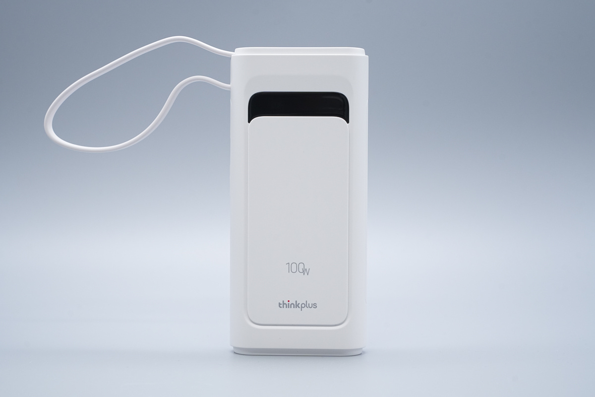 thinkplus 灵讯自带线 100W 大功率移动电源 PBLN10100A