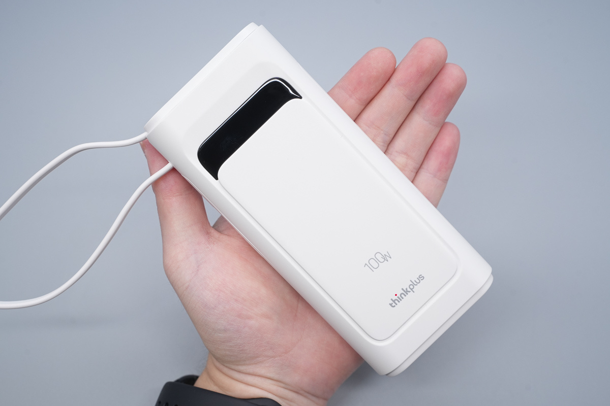thinkplus 灵讯自带线 100W 大功率移动电源 PBLN10100A